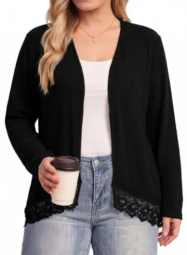 Long Sleeve Cardigan II, Black