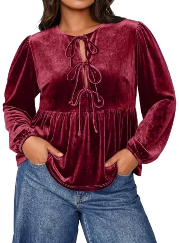 Velvet Top, Red