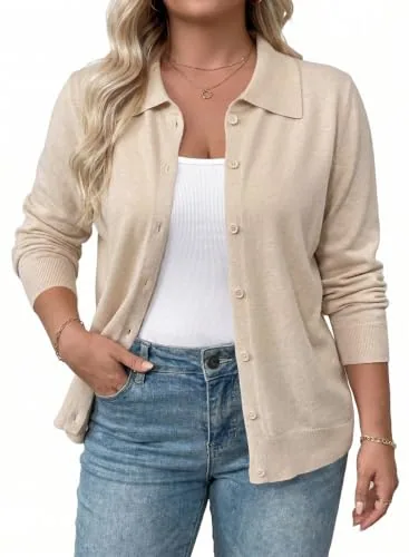 Collared Sleeveless Cardigan, White