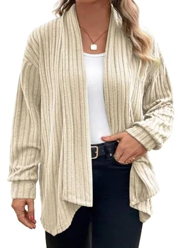 Collared Long Sleeve Cardigan, Apricot