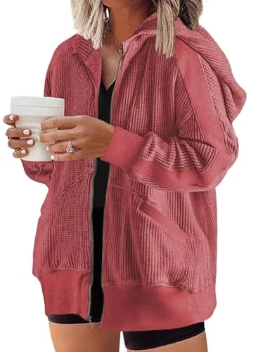 Long Sleeve Jacket, Mineral Red