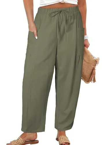 Elastic Waist Pants II, Seagrass