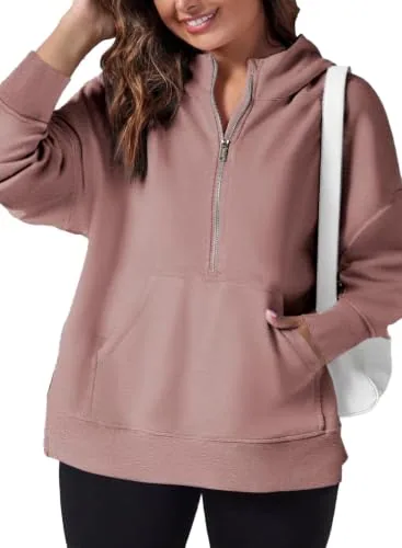 Collared Hoodie, Pink