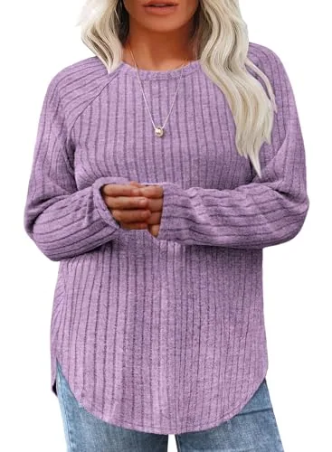 Long Sleeve Top, Purple