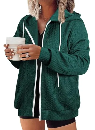 Drawstring Jacket, Dark Green