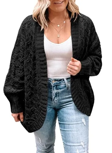 Long Sleeve Cardigan III, Black