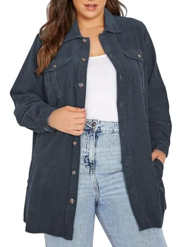 Corduroy Jacket, Navy Blue