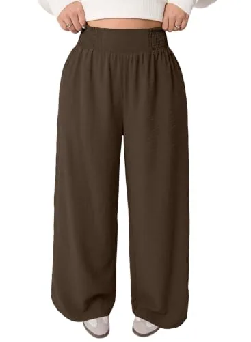 High Waist Pants V, Chicory Coffee