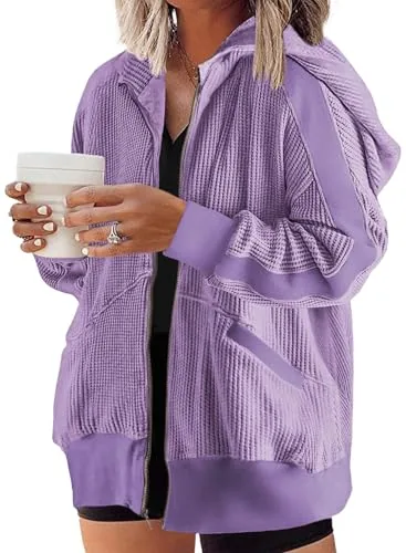 Long Sleeve Hoodie, Purple
