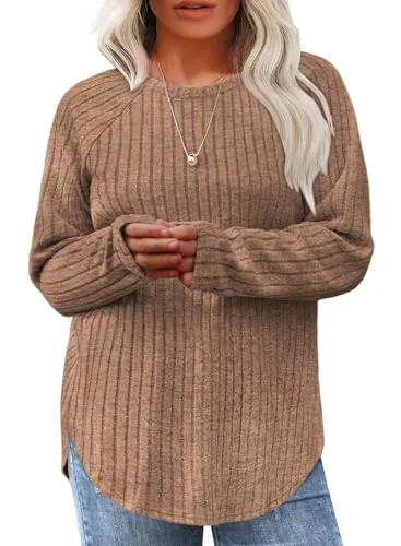 Long Sleeve Top, Beige