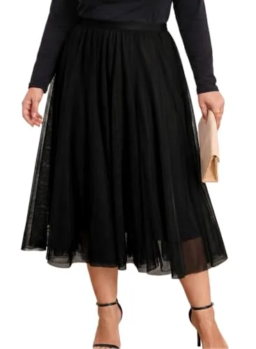Tulle Skirt, Black