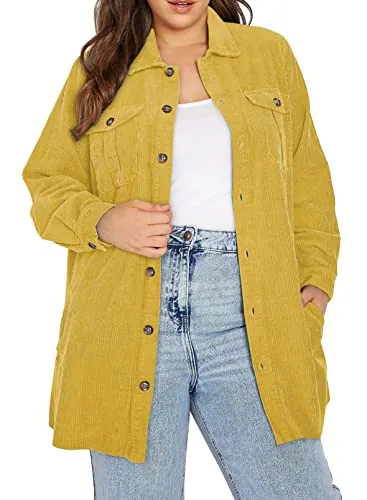 Corduroy Jacket, Yellow